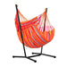 Fiji Outdoor Toucan – Weather-Resistant Basic Size Hammock Chair with Galvanized Steel Stand – complete chair and steel stand