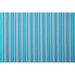 Fiji Organic Azure – Organic Cotton Comfort Size Hammock Chair with Galvanized Steel Stand – full Azure stripe pattern