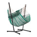 Fiji Organic Agave – Organic Cotton Comfort Size Hammock Chair with Galvanized Steel Stand – complete chair and steel stand