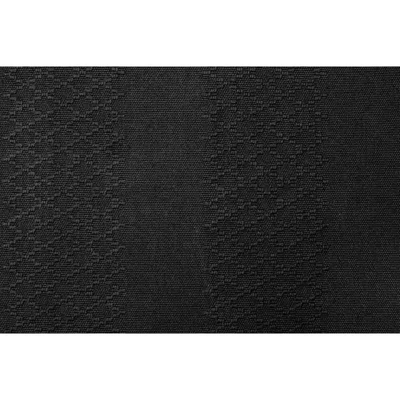 Fiji Organic Onyx – Organic Cotton Comfort Size Hammock Chair with Galvanized Steel Stand – black cotton weave closeup