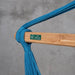 Habana Blue Zebra - Organic Cotton Kingsize Hammock Chair – bamboo bar end and cord loop