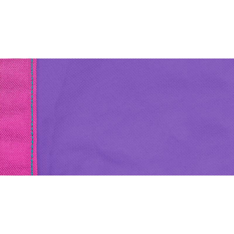 LA SIESTA Joki Lilly Kids Hanging Nest – pink and purple cotton fabric detail