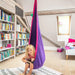 LA SIESTA Joki Lilly Kids Hanging Nest – seated kid leaning toward their feet