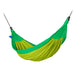 LA SIESTA Moki Froggy Kids Hammock with Suspension – lime and green padded hammock front view
