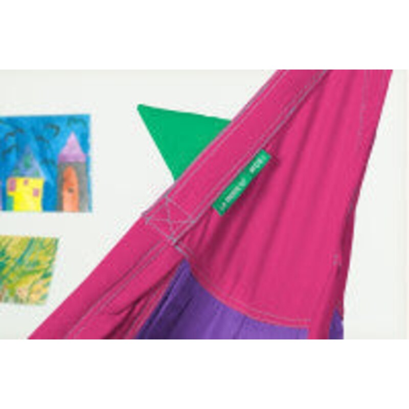 LA SIESTA Moki Lilly Kids Hammock with Suspension – fabric tab and stitched edge