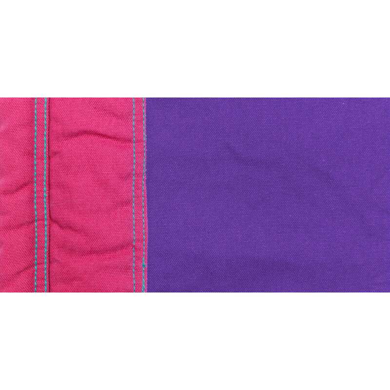 LA SIESTA Moki Lilly Kids Hammock with Suspension – pink and purple cotton fabric detail