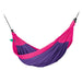 LA SIESTA Moki Lilly Kids Hammock with Suspension – pink and purple padded hammock front view