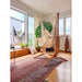 Udine Organic Zebra - Organic Cotton Hammock Chair with FSC® certified Eucalyptus Stand – zebra and Latte chairs beside windows