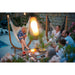 Udine Organic Latte - Organic Cotton Hammock Chair with FSC® certified Eucalyptus Stand – evening patio conversation