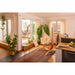 Udine Organic Latte - Organic Cotton Hammock Chair with FSC® certified Eucalyptus Stand – two chairs in a bright living room