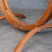 Udine Outdoor Cedar - Weather-Resistant Hammock Chair with FSC® certified Eucalyptus Stand – curved wood base and bolted joint