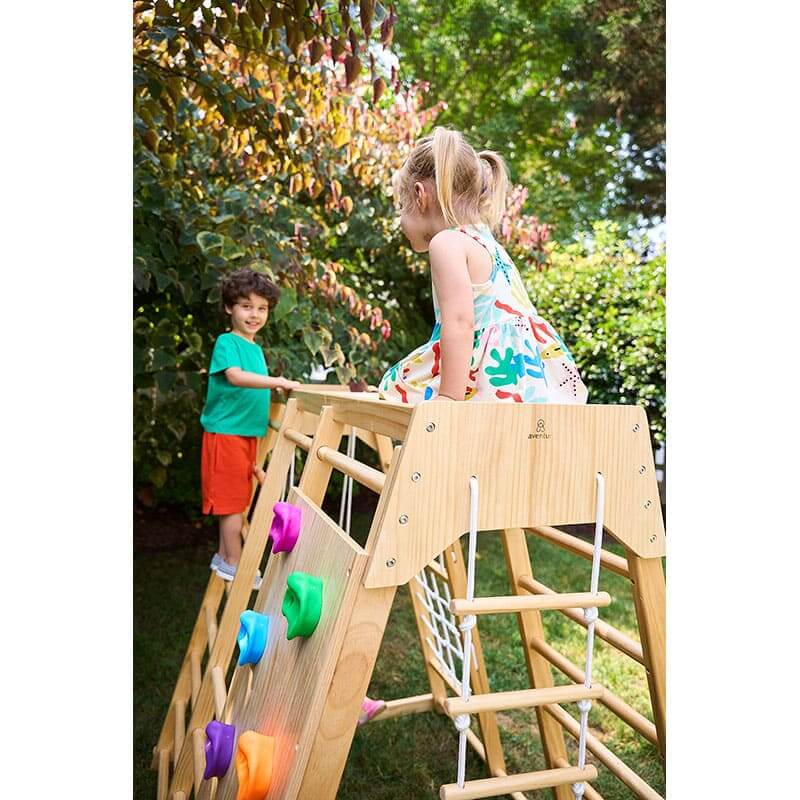 magnolia_outdoor_and_indoor_real_wood_7_in_1_playset_kids_on_top