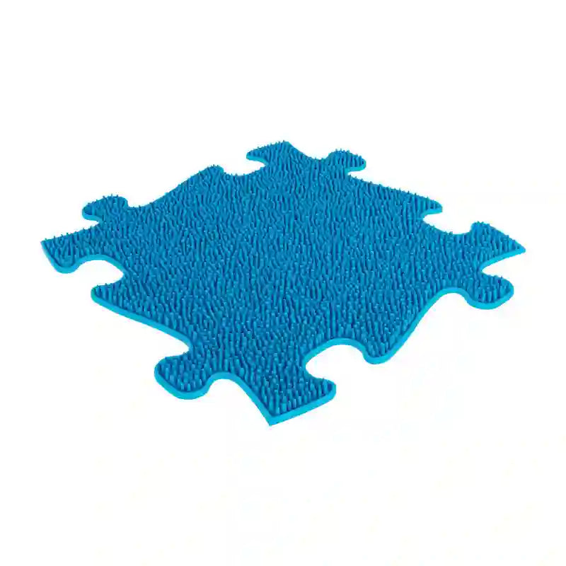 Colorful Sensory Playmat Set arranged as an interlocking sensory path