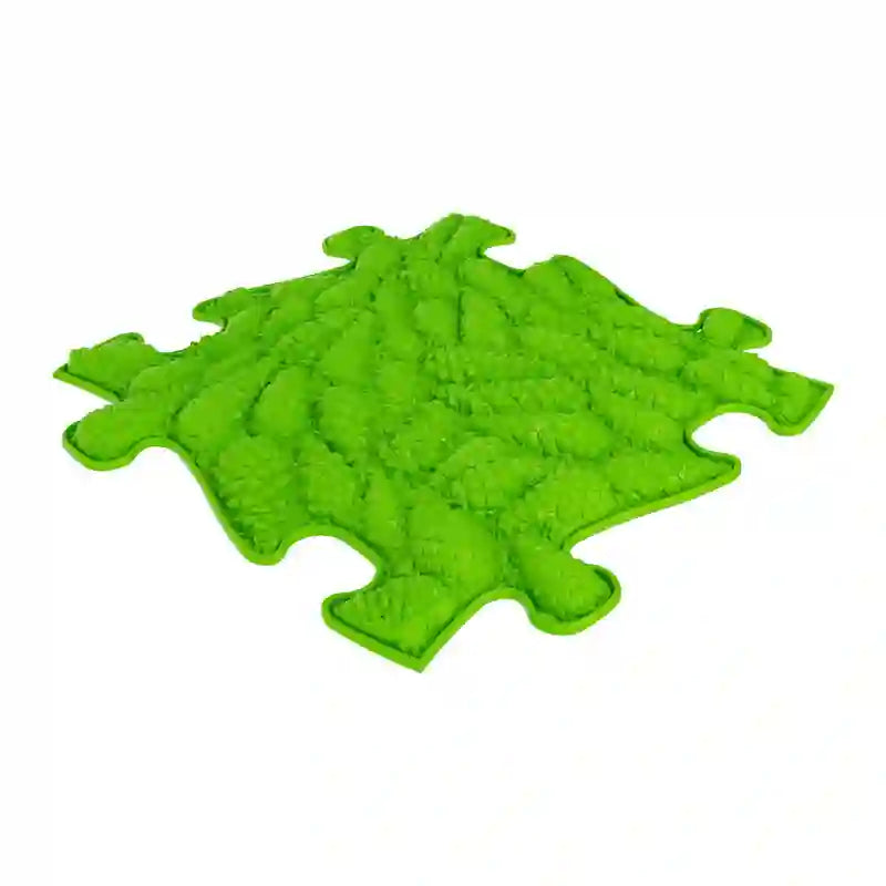 Soft and firm textures in the Colorful Sensory Playmat Set