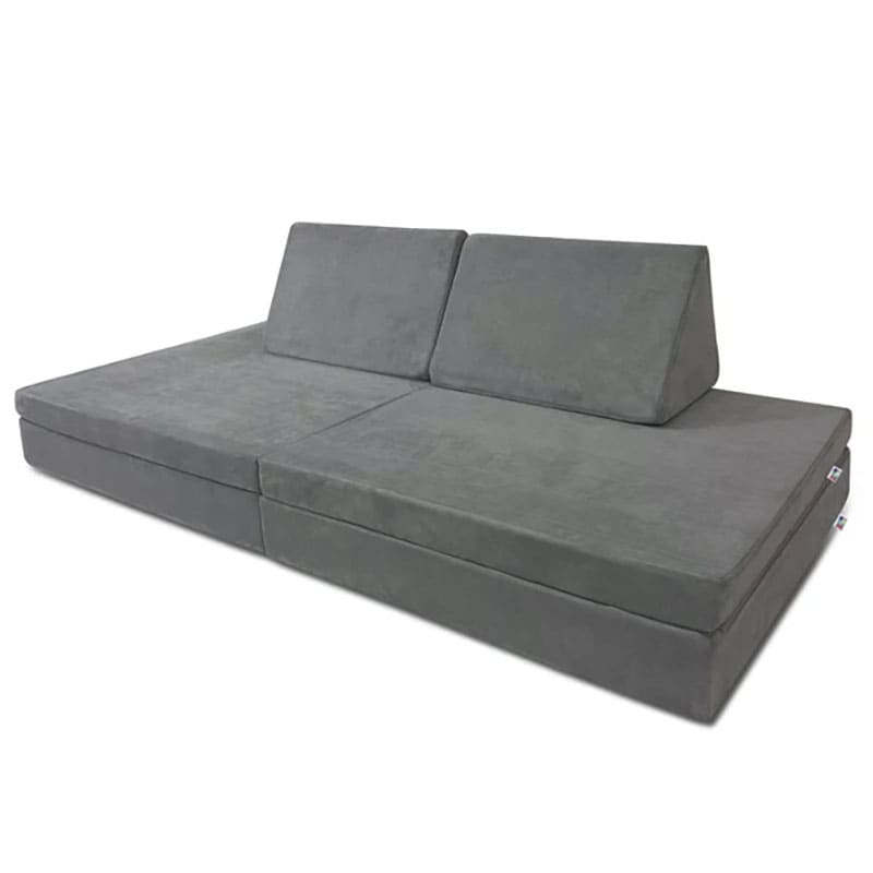 mod_blox_6_piece_soft_furniture_playset_modular_microsuede_foam_play_couch_for_creative_kids_dark_grey_left_side_view