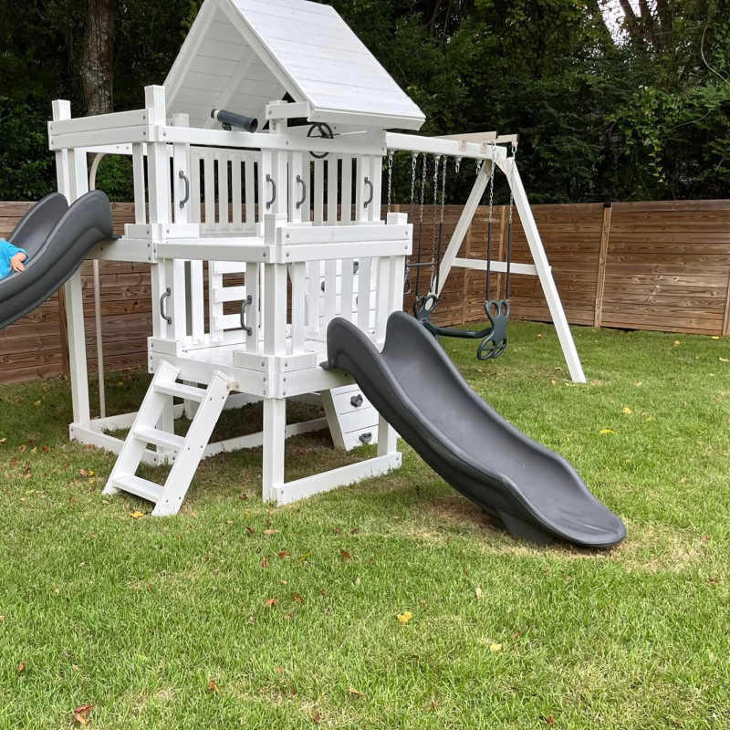 Modern Monkey Playset #2 with sundeck slide