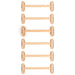 Monkey Bars Kit – six short wooden monkey bars