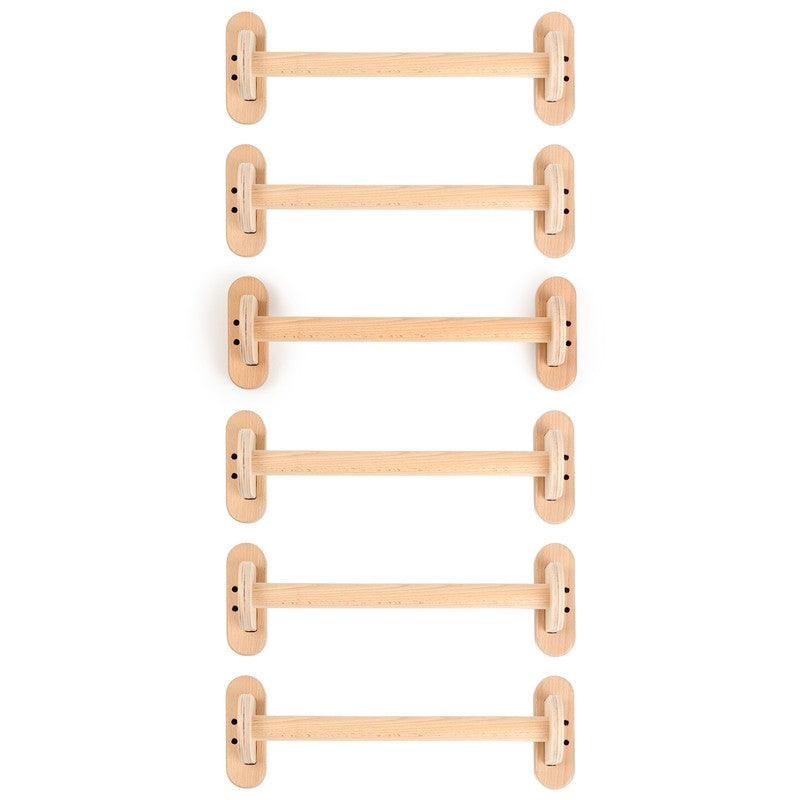 Monkey Bars Kit – six short wooden monkey bars