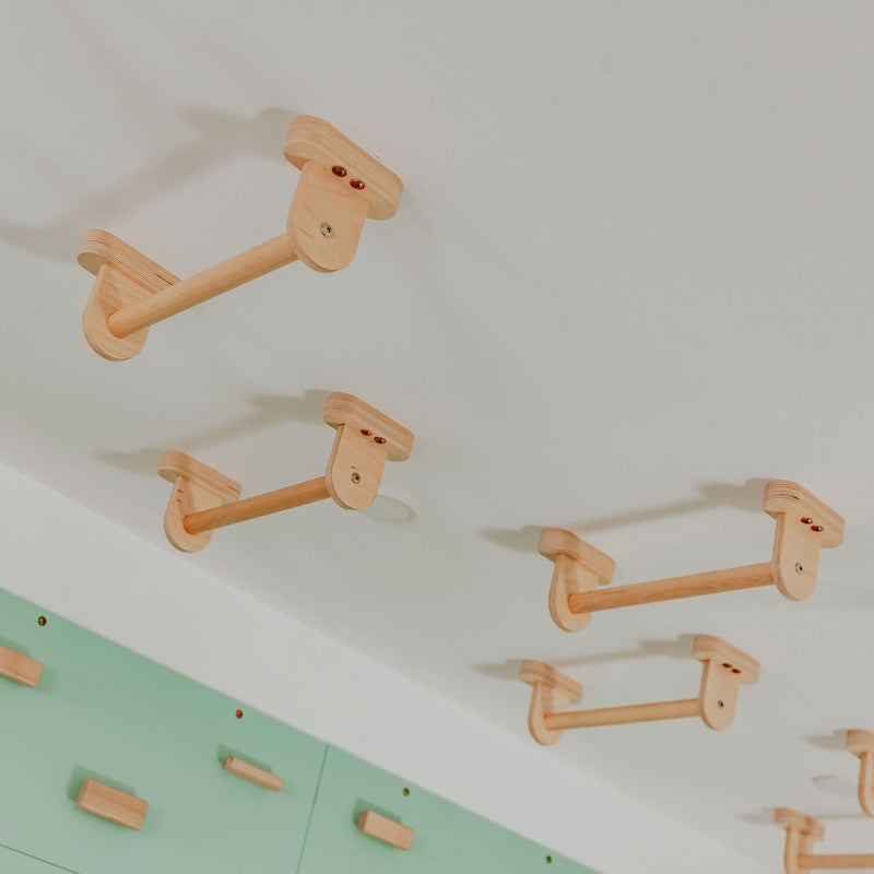 Monkey Bars Kit – short bars mounted to the ceiling