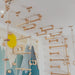 Monkey Bars Kit – ceiling-mounted bars in an Alaska playroom