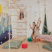 Monkey Bars Kit – kids using a playroom with overhead bars