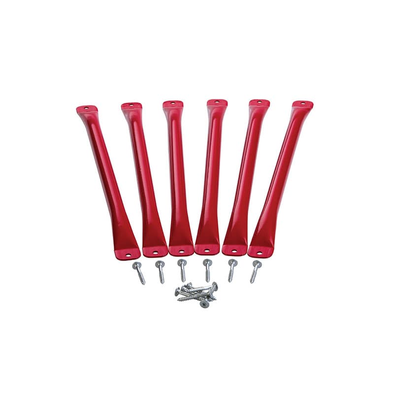 monkey bar kit pieces in red