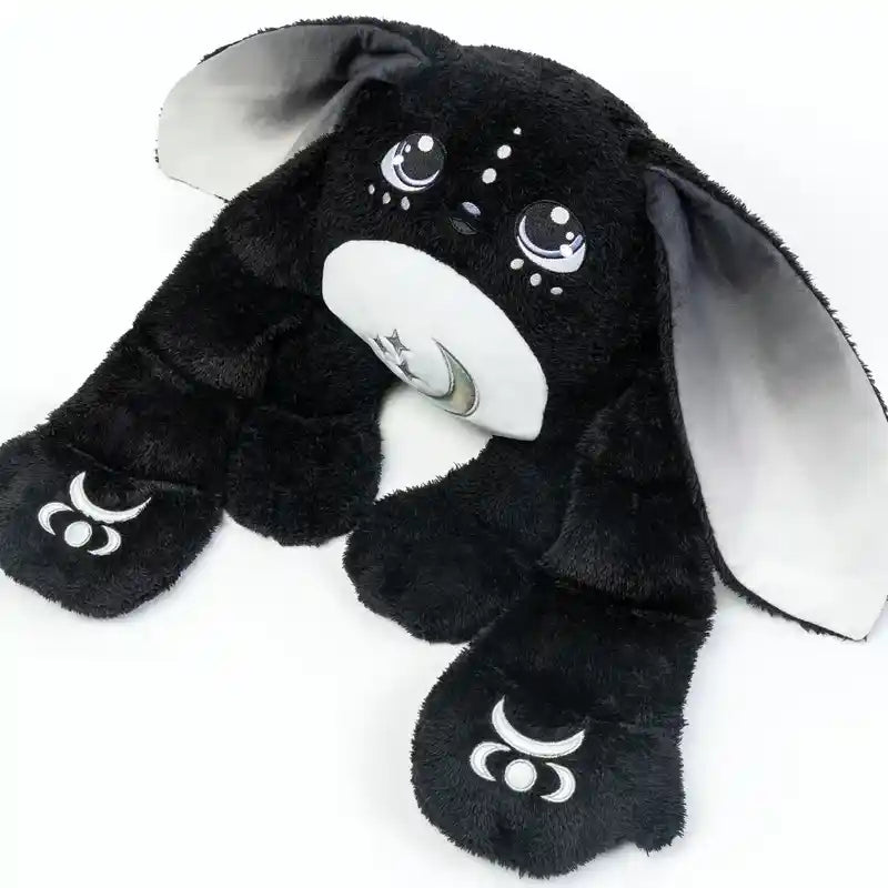 Moon Pals Midnight 5 lb Weighted Plush – Midnight weighted plush close-up