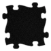 Black Grass Soft textured tile from the Muffik Tots Vision Puzzle Set