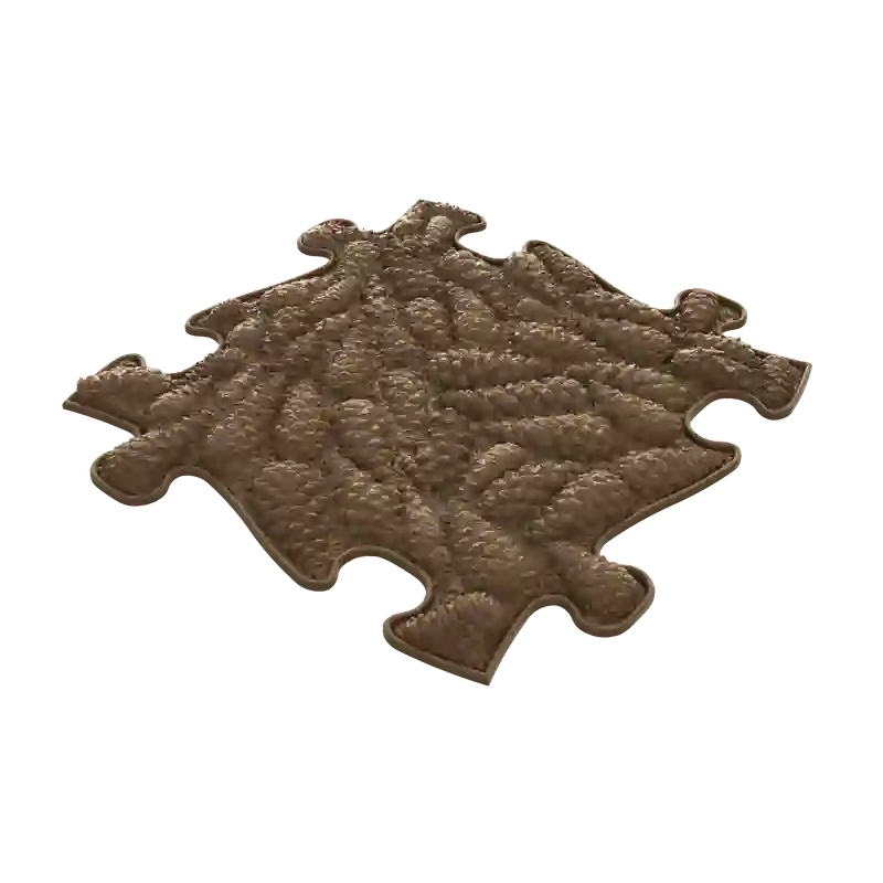 Brown Forest Firm textured tile from the Muffik Sensory Childrens Playmat