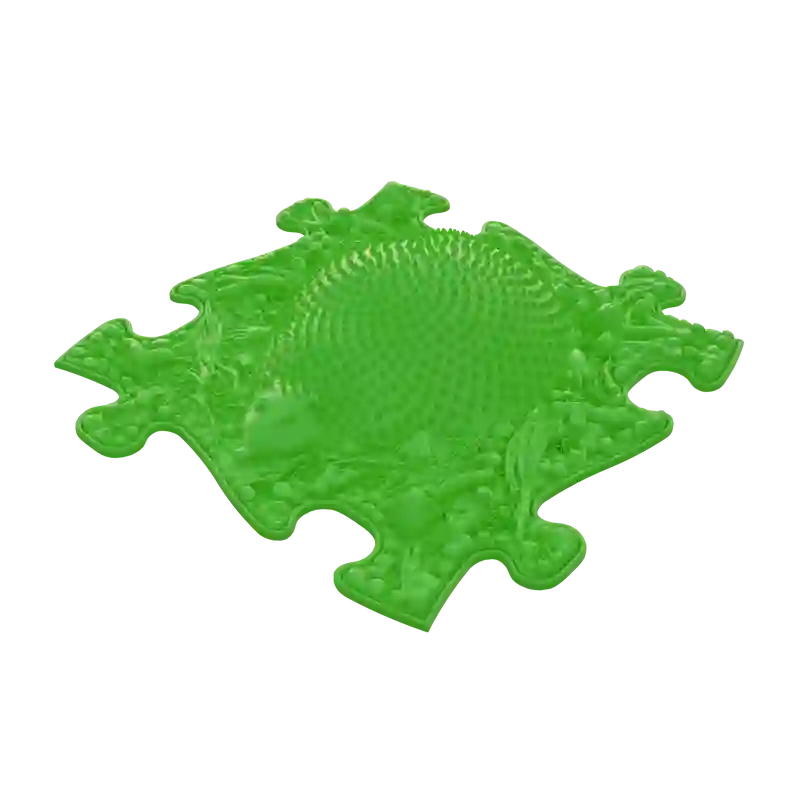 Lime Hedgehog Firm textured tile from the Muffik Sensory Childrens Playmat