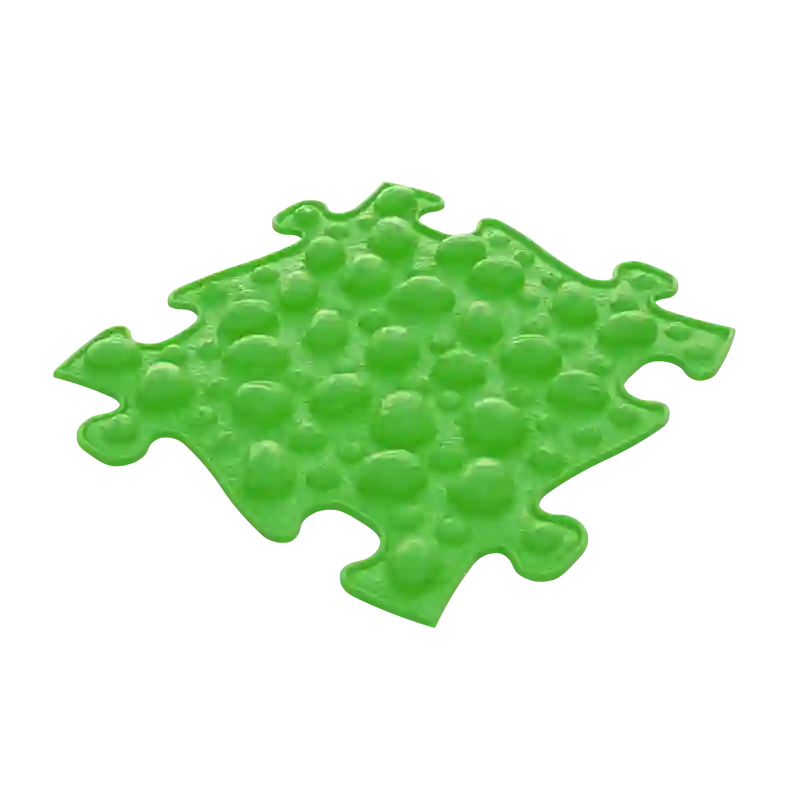Lime Nuts Firm textured tile from the Muffik Sensory Childrens Playmat