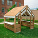 Outdoor Daycare Playhouse in a play area