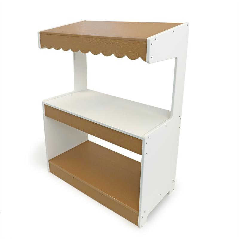 outdoored market stand side view