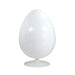 Oval Serenity Pod - Gray - rear view of the white shell