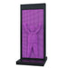 Pin Art Wall Lifesize 7.5ft - Purple - front view of an arms raised body impression
