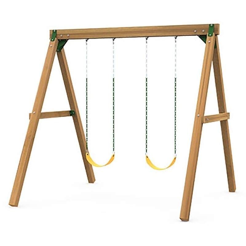 playstar horizon bronze swingset front view