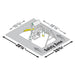 PlayStar Trainer Starter Quick Assembly Wooden Playset – safety zone dimensions diagram