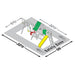 PlayStar Varsity Silver safety zone dimensions diagram