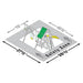 PlayStar Varsity Starter safety zone dimensions diagram