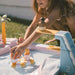 Smol Pool Day Water Table high dive platform with mini figure ready to jump