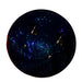 Round Fiber Optic Ceiling Panel with Shooting Stars - round panel with shooting star light trails