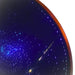 Round Fiber Optic Ceiling Panel with Shooting Stars - close view of glowing points around the panel edge