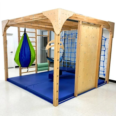 Sensis™ Active Sensory Integration System - frame with monkey bars, ladder and climbing wall