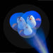 Sensory Vista Pro Projector with Speakers & 8 Image Discs - penguin scene projected from the image discs