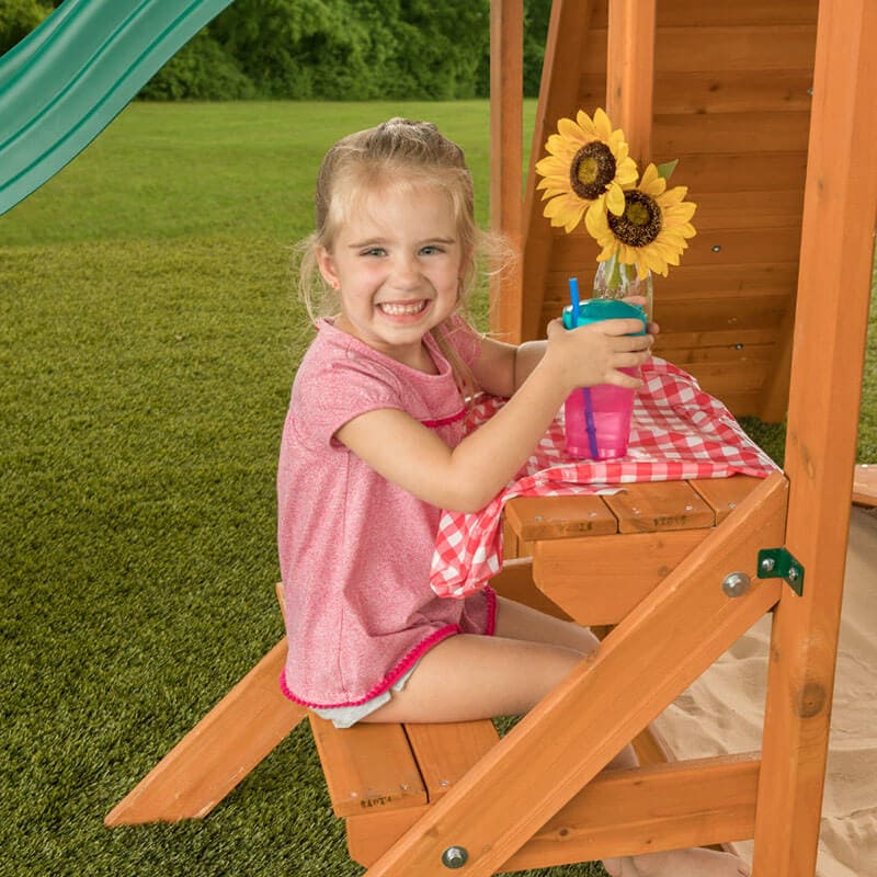 Sky View Wooden Swing set