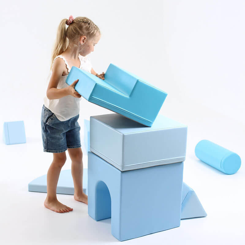soft_play_set_castle_blue_girl_building_shapes