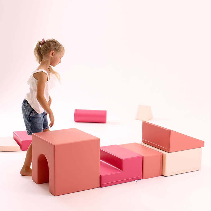 soft_play_set_castle_pink_girl_shapes_blocks