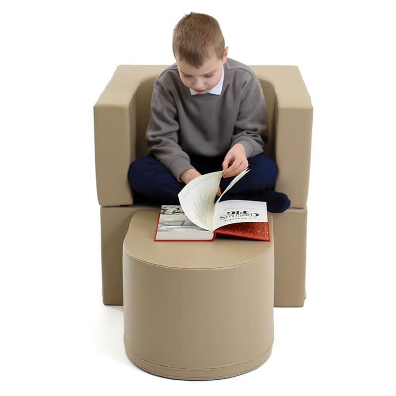 soft_play_chair_snoozy_grey_beige_folded_boy_reading