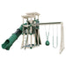 super 48 sidekick vinyl playset with slide almond green front right
