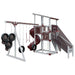 super 59 sports tower vinyl playset ash wood red back left
